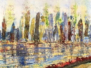 MOD ART - Weekend in The City - Irish Fine Art Prints OPP134