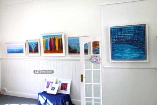 MOD ART - Sapphire - Original Irish Landscape Painting OP102 - Image 4