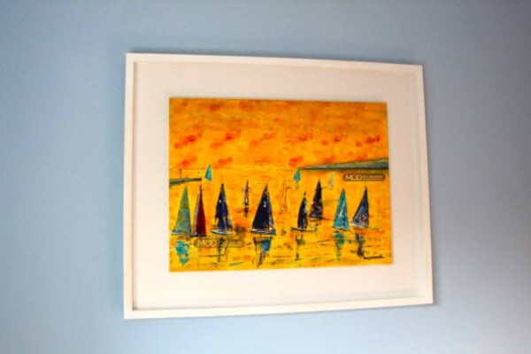 MOD ART  Summer Sails - Original Irish Landscape Painting OP156 - Image 4
