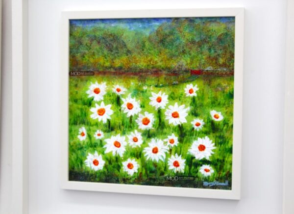 MOD ART 'Carefree' Original Irish Painting OP155 - Image 3