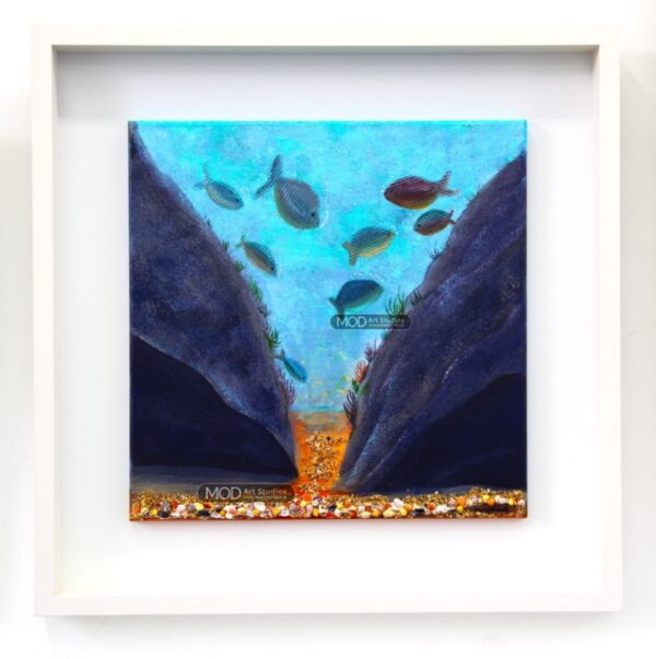 MOD ART - Ocean Deep- Original Irish Landscape Painting OP063 - Image 2