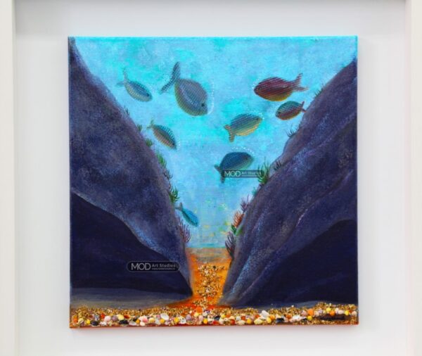 MOD ART - Ocean Deep- Original Irish Landscape Painting OP063 - Image 3