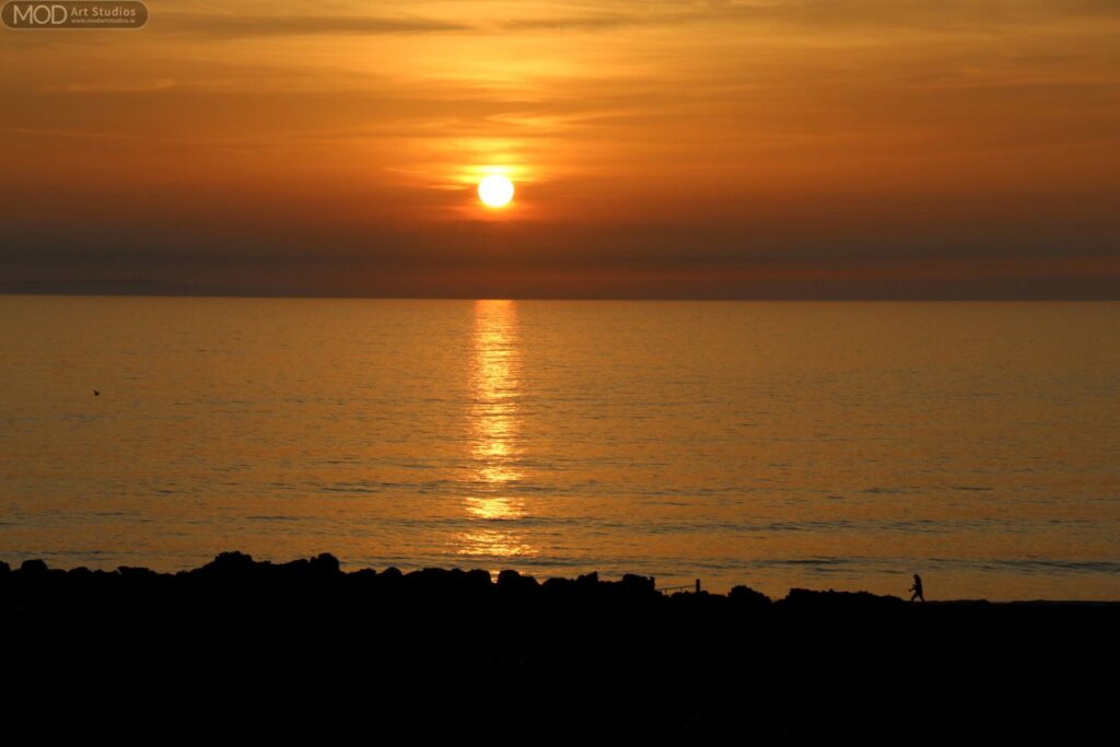 MOD ART Fanore Sunset, The Burren, Wild Atlantic Way, Irish Landscape Photo