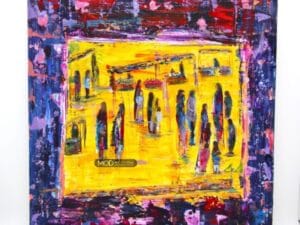 Vibrant Market OP176 Original Irish Art