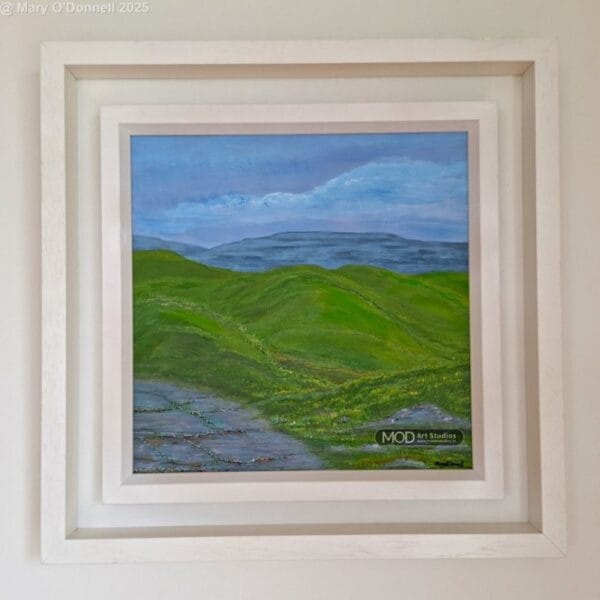 MOD ART - Strolling in Fanore's Sand Dunes - Original Irish Landscape Painting OP083 - Image 2