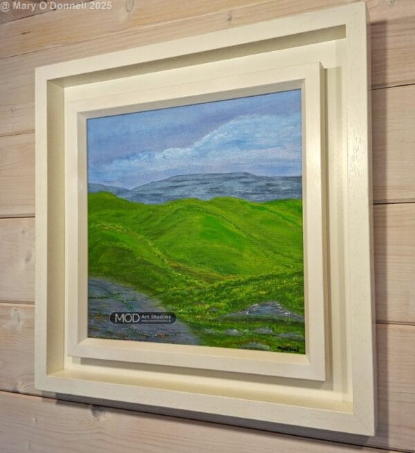 MOD ART - Strolling in Fanore's Sand Dunes - Original Irish Landscape Painting OP083 - Image 3