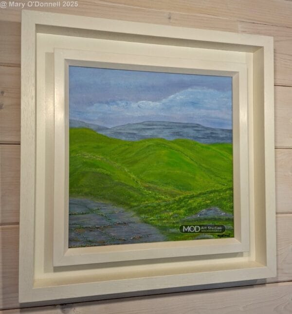 MOD ART - Strolling in Fanore's Sand Dunes - Original Irish Landscape Painting OP083 - Image 4