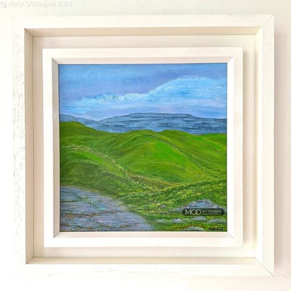 MOD ART - Strolling in Fanore's Sand Dunes - Original Irish Landscape Painting OP083 - Image 5