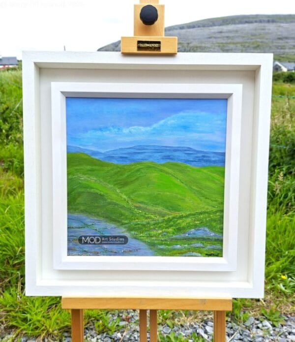 MOD ART - Strolling in Fanore's Sand Dunes - Original Irish Landscape Painting OP083 - Image 6