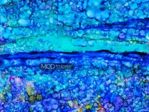 Inspired by the Wild Atlantic Way, this pretty blue and turquoise print has a great feel of this wild rugged landscape on the West of Ireland