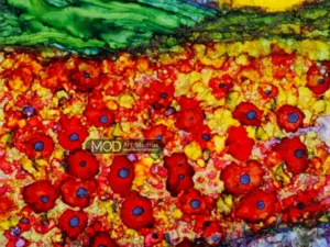 MOD ART - Irish Poppies - Irish Landscape Fine Art Print Collection LP143