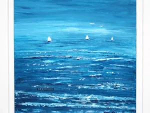 MOD ART 'Atlantic Breeze' Original Irish Landscape Painting OP203