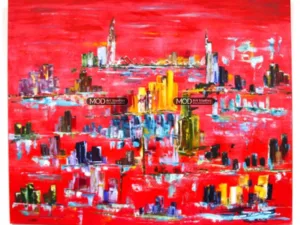 Original Irish Abstract Painting by Contemporary Artist Mary O’Donnell