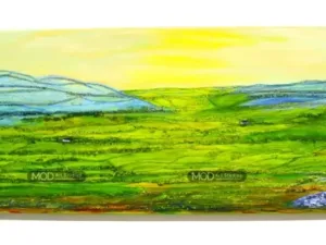 MOD ART STUDIOS Original Irish Landscape Painting from the Burren and Cliffs of Moher National Park