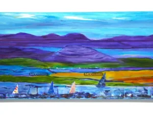 Magical Lands Original Irish Landscape Painting by Contemporary Artist Mary O’Donnell