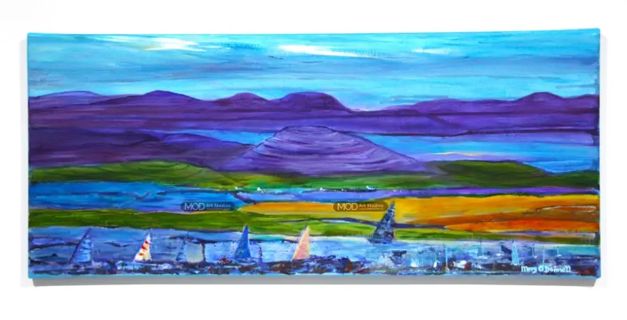 Magical Lands Original Irish Landscape Painting by Contemporary Artist Mary O’Donnell