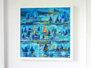 Irish Landscape Painting Wind in My Sails OP205B By Irish Artist Mary O'Donnell